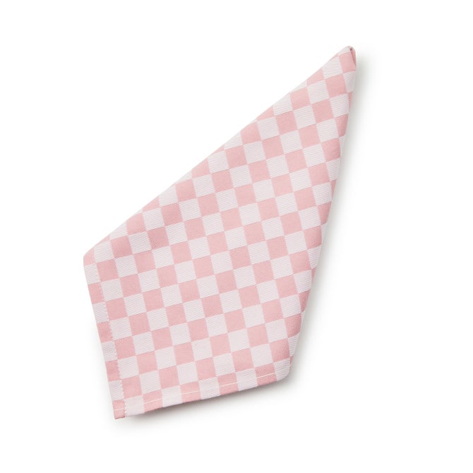 Black Check Napkin, Set of 4