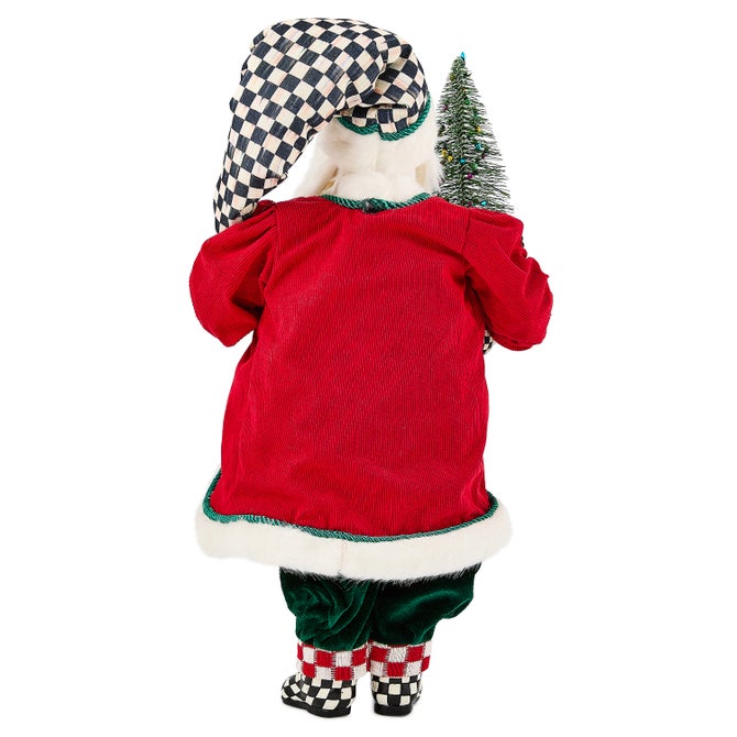 Check It Out Fabric Santa with Tree
