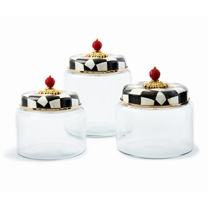 Courtly Check Kitchen Canisters