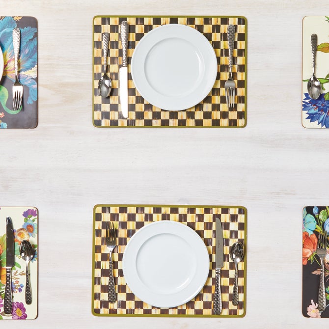 Cork Back Placemats, Set of 4