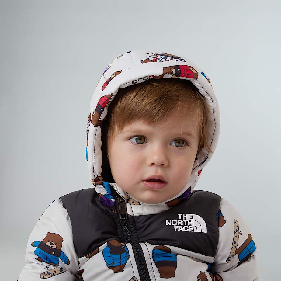 Baby 1996 Retro Nuptse Printed One-Piece