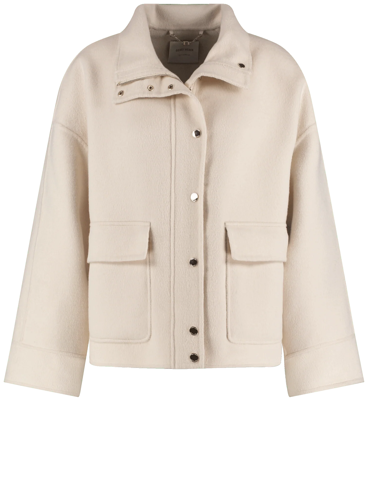Damen Jacke mit langen Ärmeln aus Webstoff