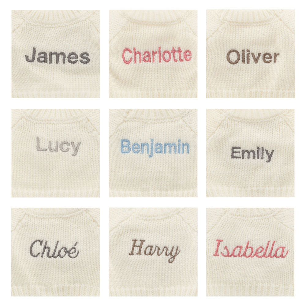 Bashful Black & Cream Puppy With Personalised Cream Jumper