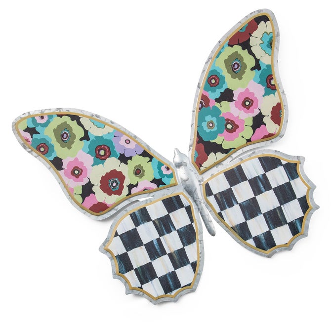 Always Flowers Large Outdoor Butterfly Wall Decor