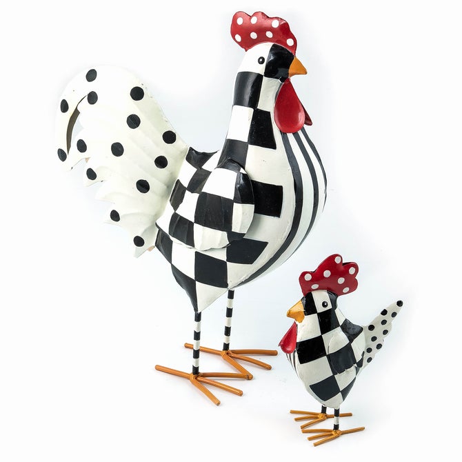 Checkerdot Rooster - Medium