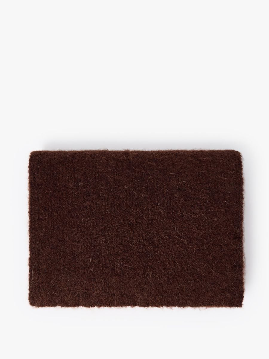 Szalik z wełną alpaki