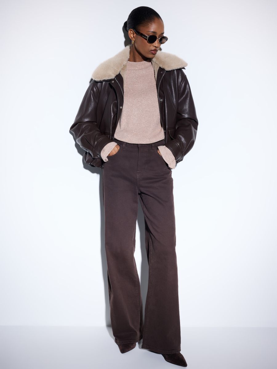 Bluzka z metaliczną nitką