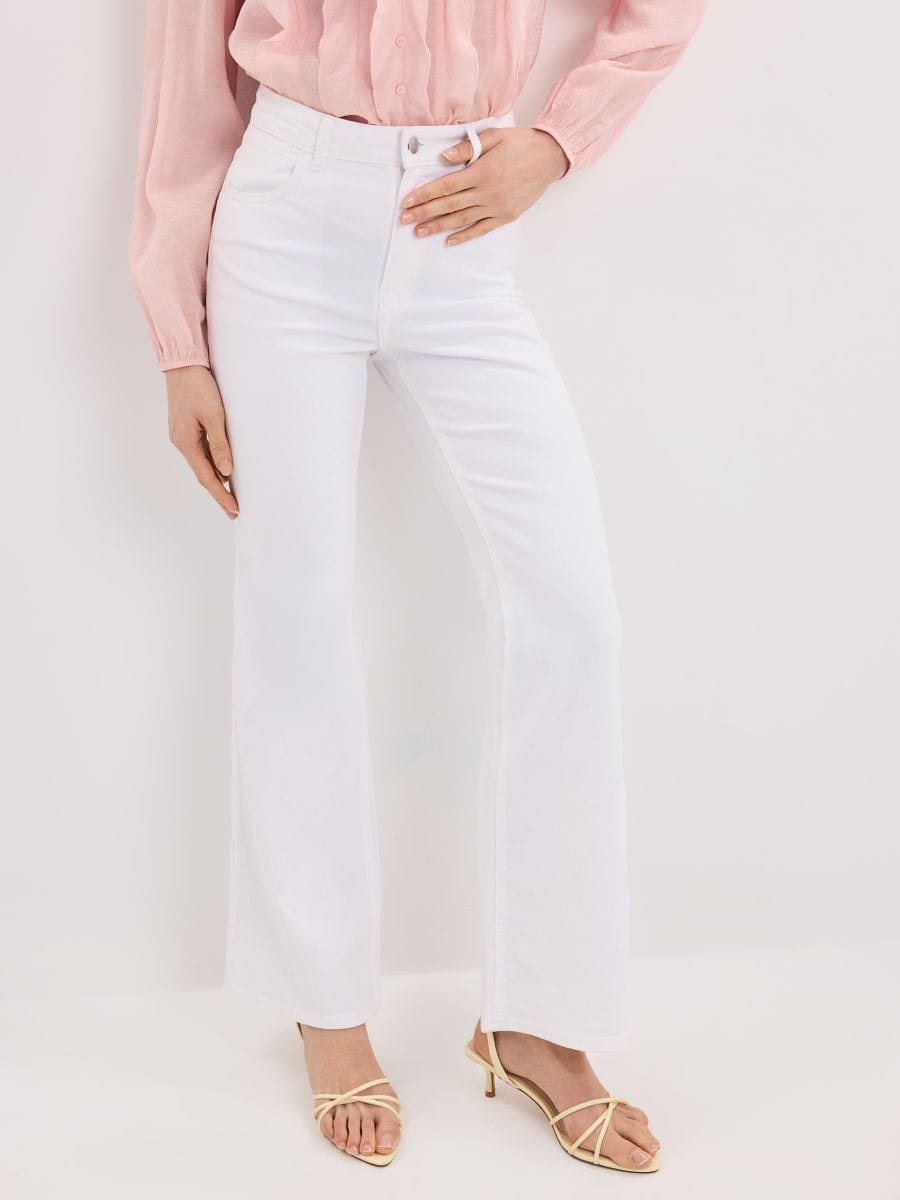 Jeansy flare petite
