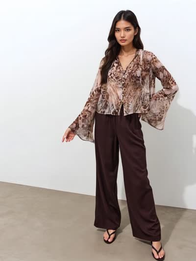 Bluzka w zwierzęcy wzór