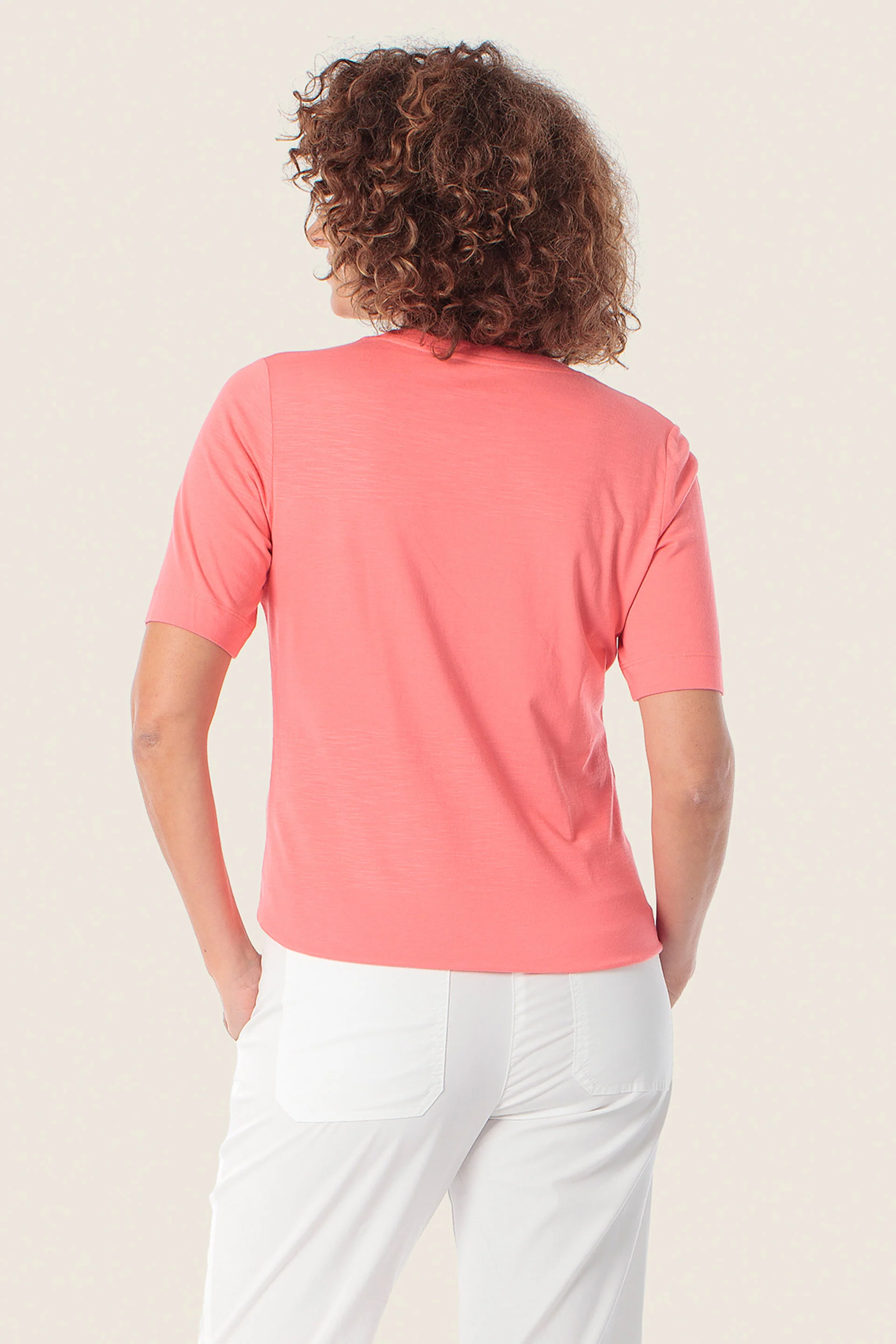 Bedrucktes T-Shirt mit Cocktailmotiv