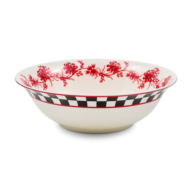 Cardinal Toile Serving Bowl