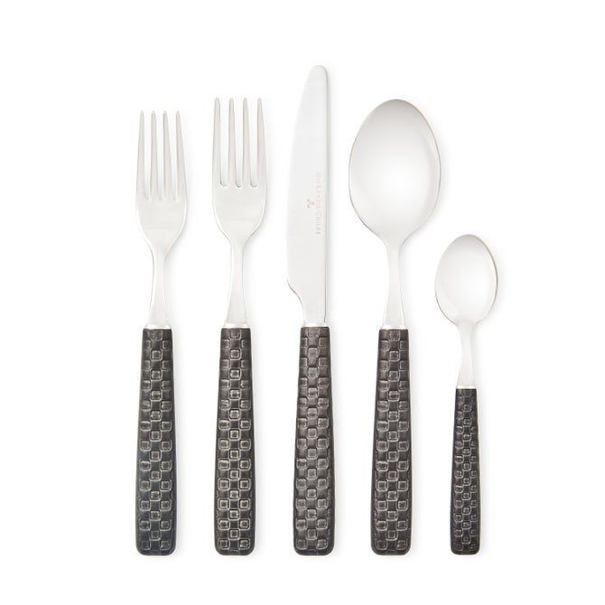 Everyday Black 5-Piece Place Setting