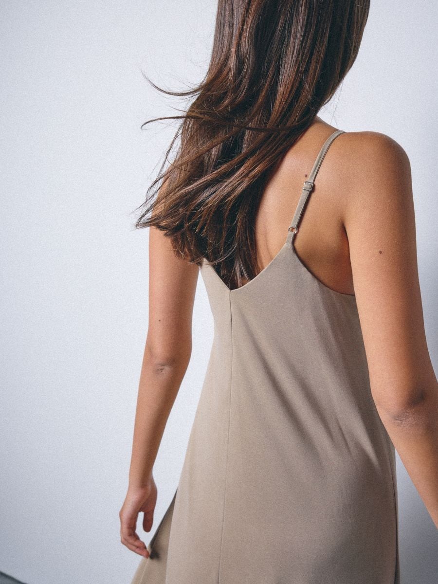 Sukienka maxi z modalem