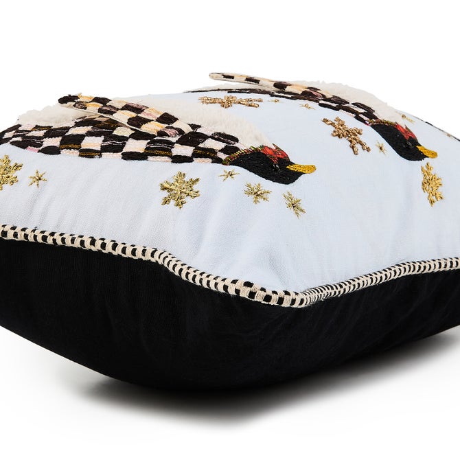 Penguin Parade Throw Pillow