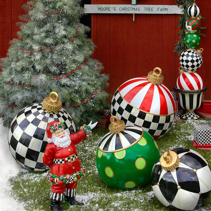 Jolly Dot Outdoor Ornament