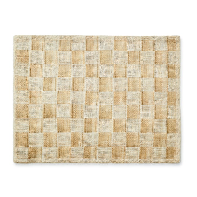 Flax Sinamay Placemats, Set of 4