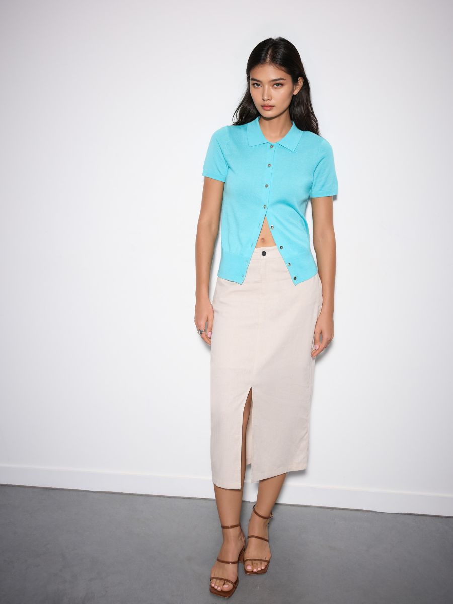 Kardigan z krótkim rękawem