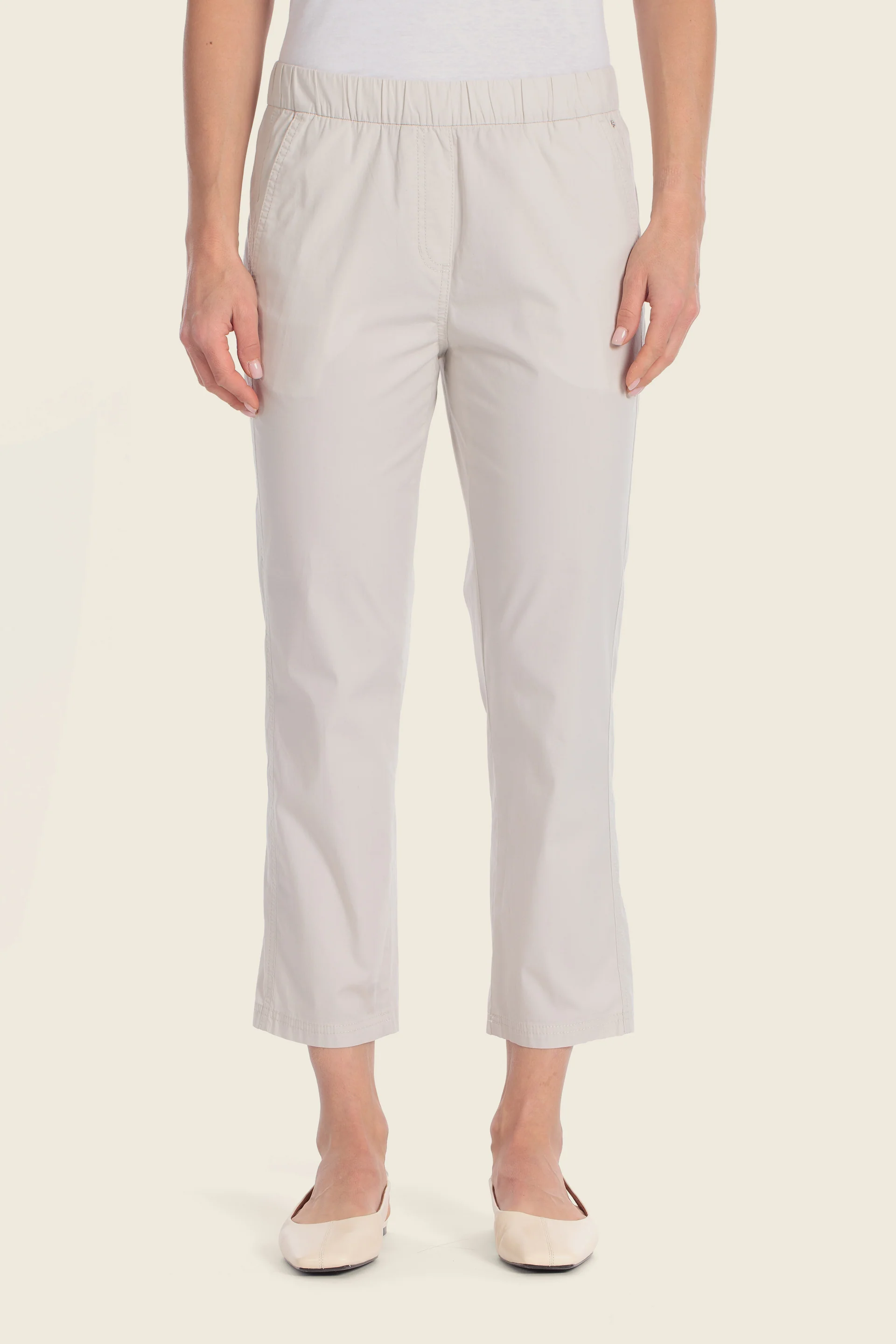 Bequeme Hose mit elastischem Bund