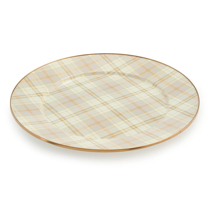Tartan Latte Serving Platter