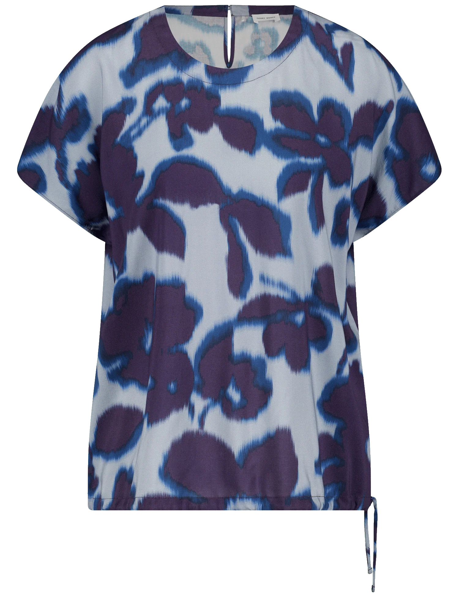 Damen Bluse mit kurzen Ärmeln