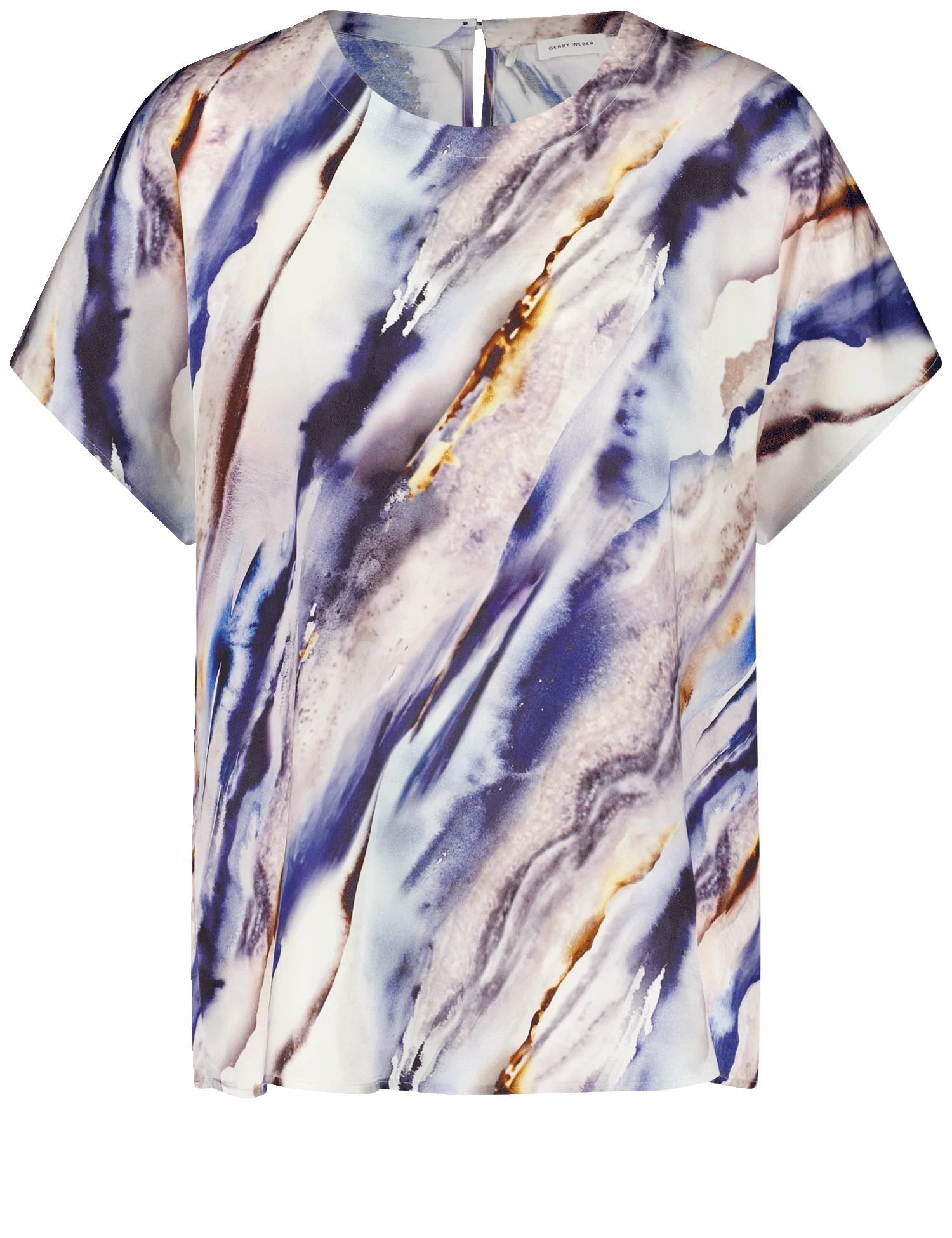 Damen Bluse mit kurzen Ärmeln