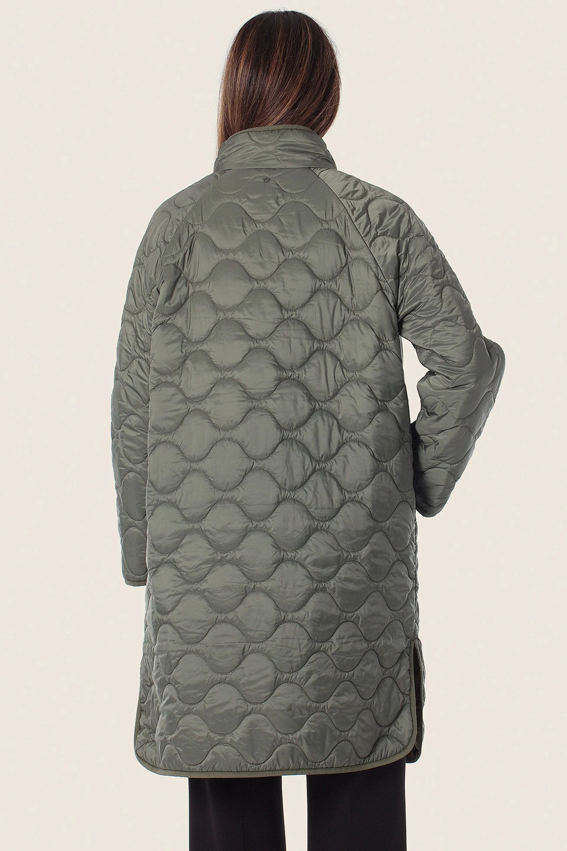 Lange Steppjacke