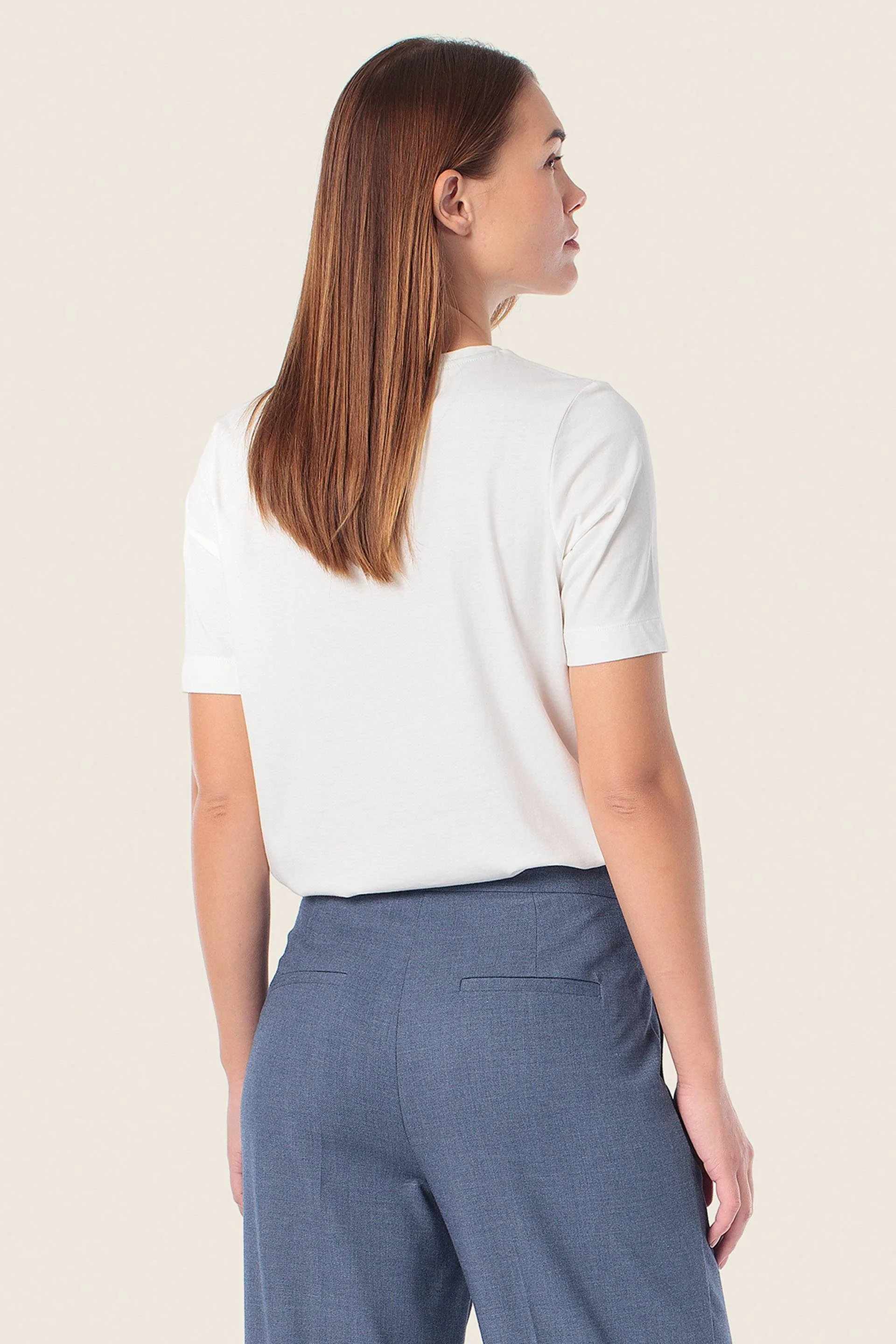 Baumwoll T-Shirt mit auffälligem Print