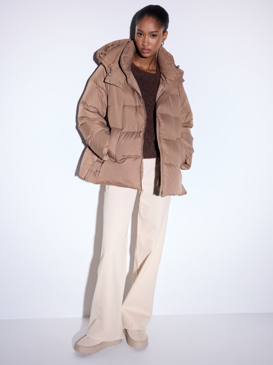 Kurtka puchowa oversize