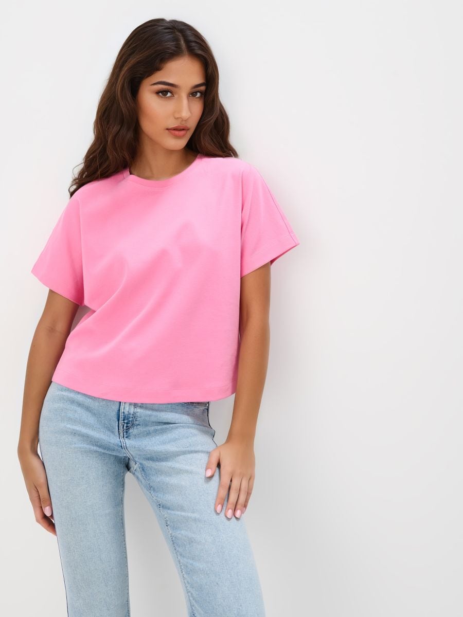 Bawełniany czarny t-shirt