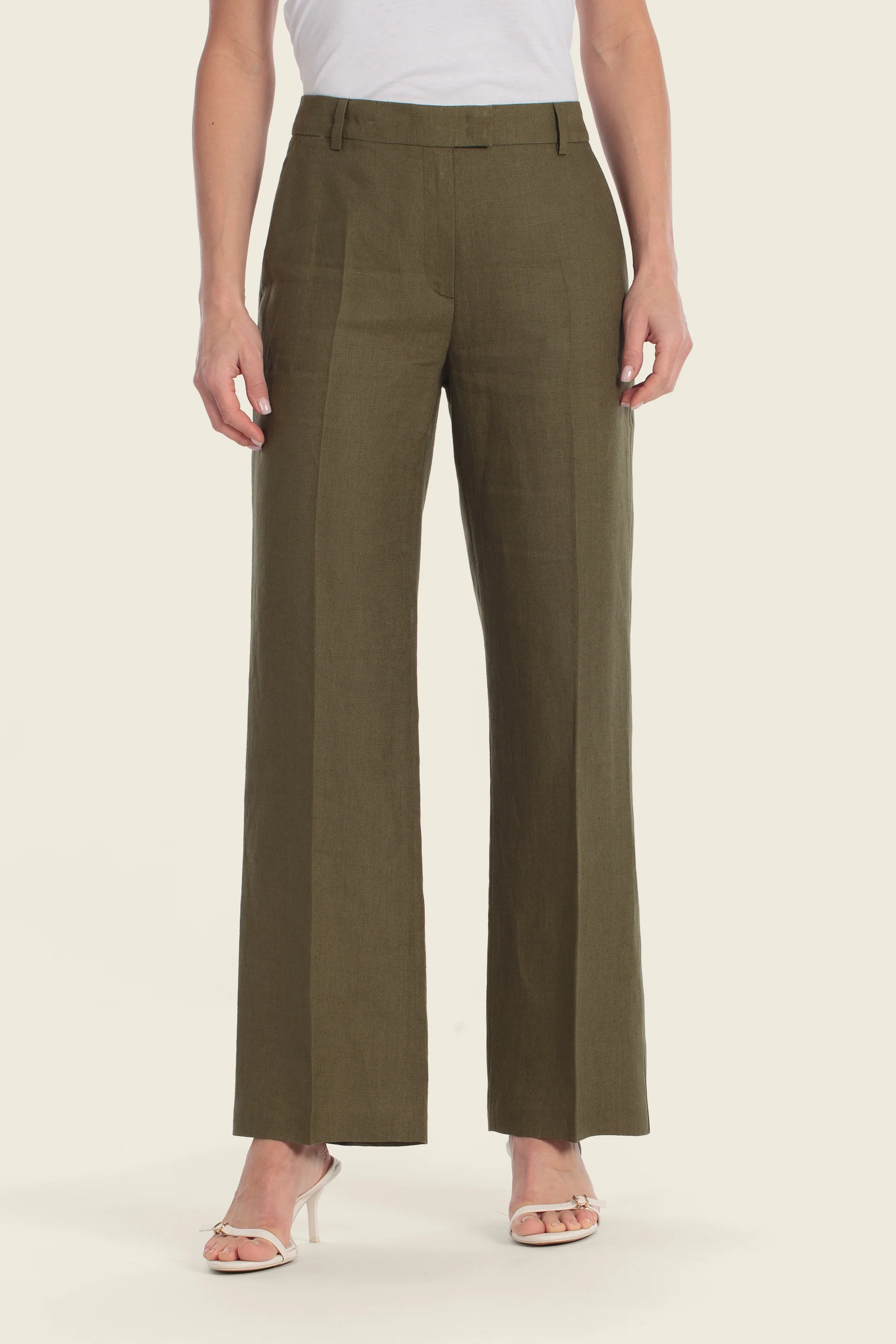 Klassische Leinen-Chino-Hose
