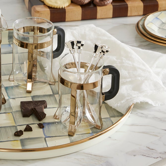 Courtly Espresso Spoons, Set of 4