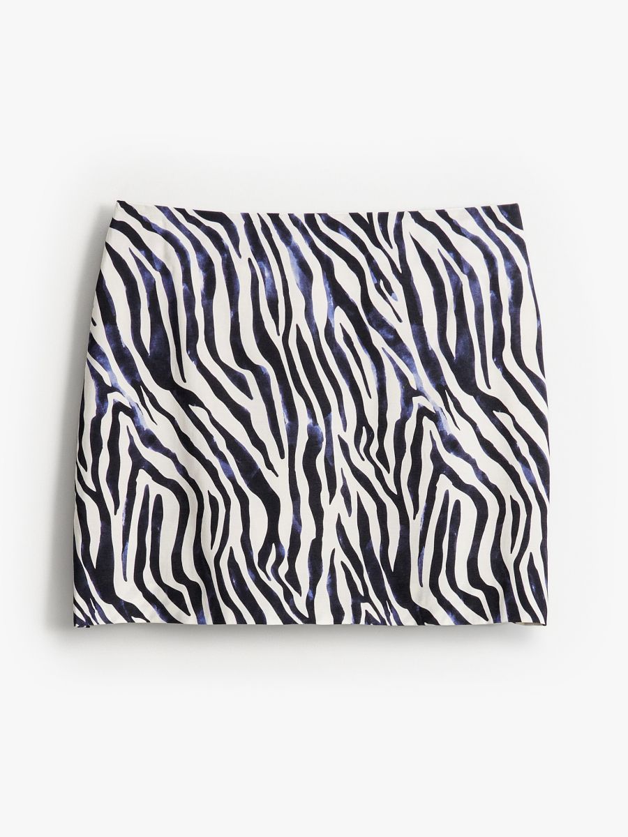 Spódnica mini w zwierzęcy wzór