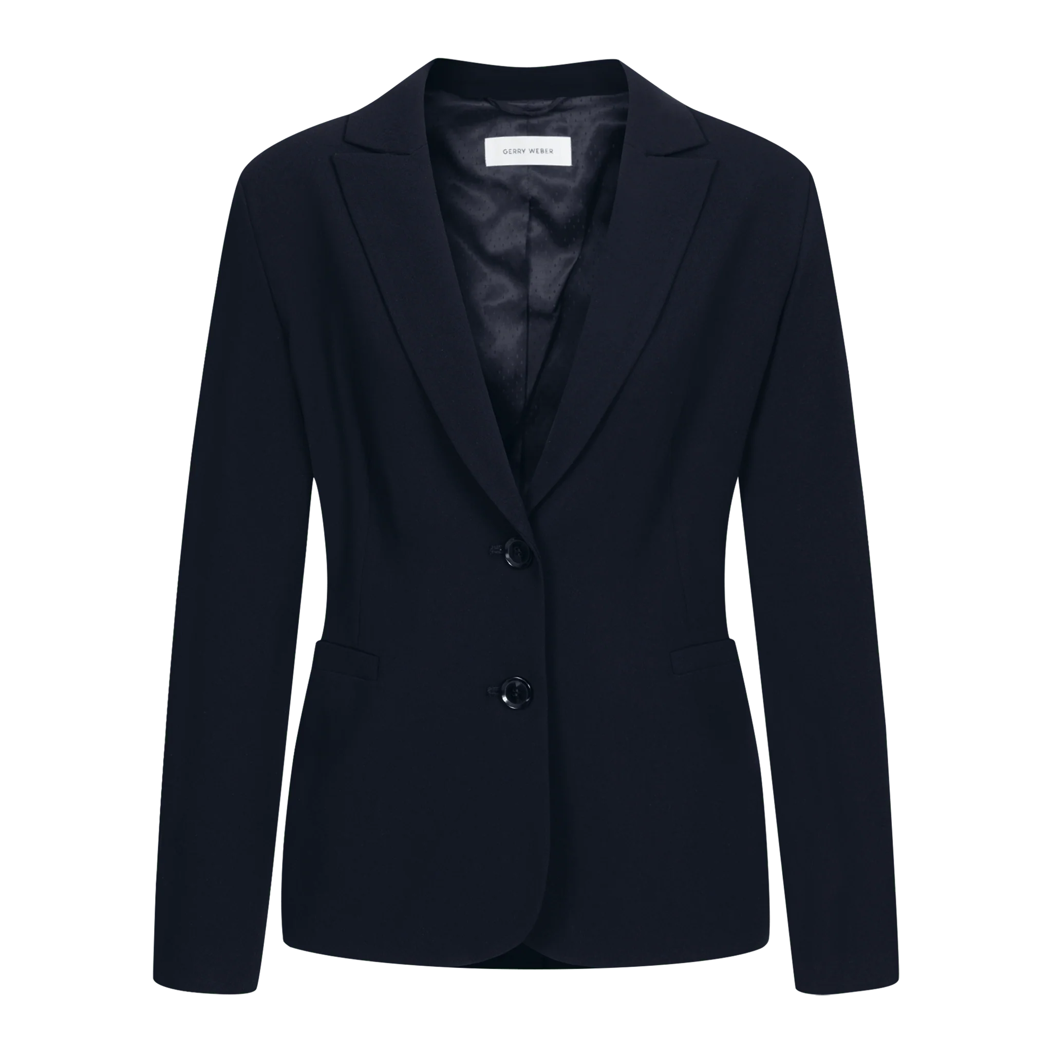 Damen Blazer mit langen Ärmeln aus Webstoff