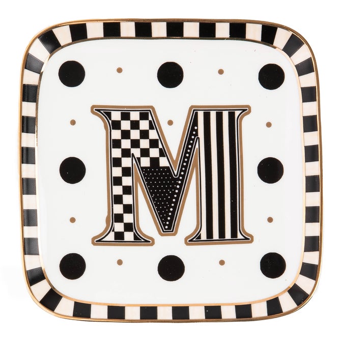 Monogram Dish - M