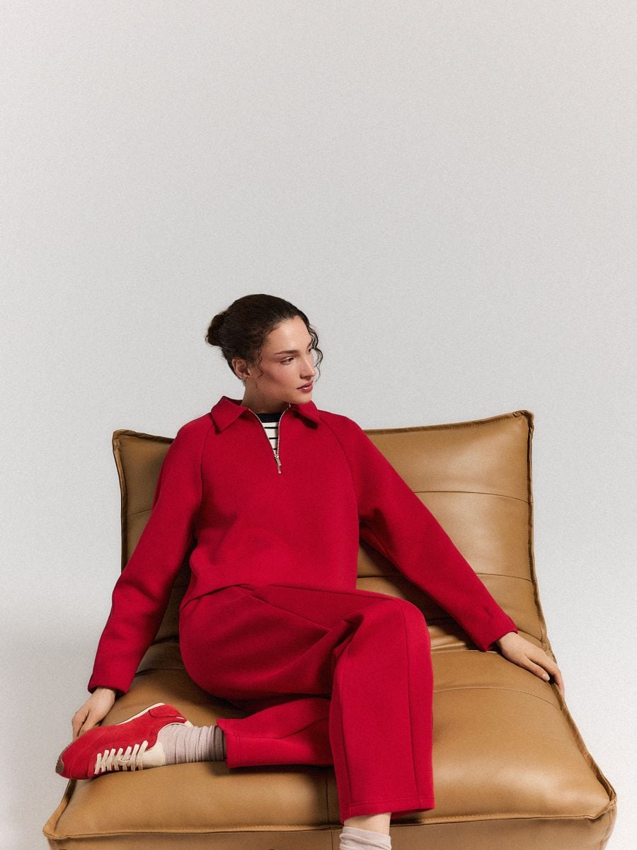 Bluza z kołnierzykiem