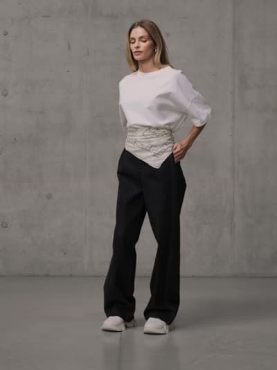 Apaszka z modalu i jedwabiu