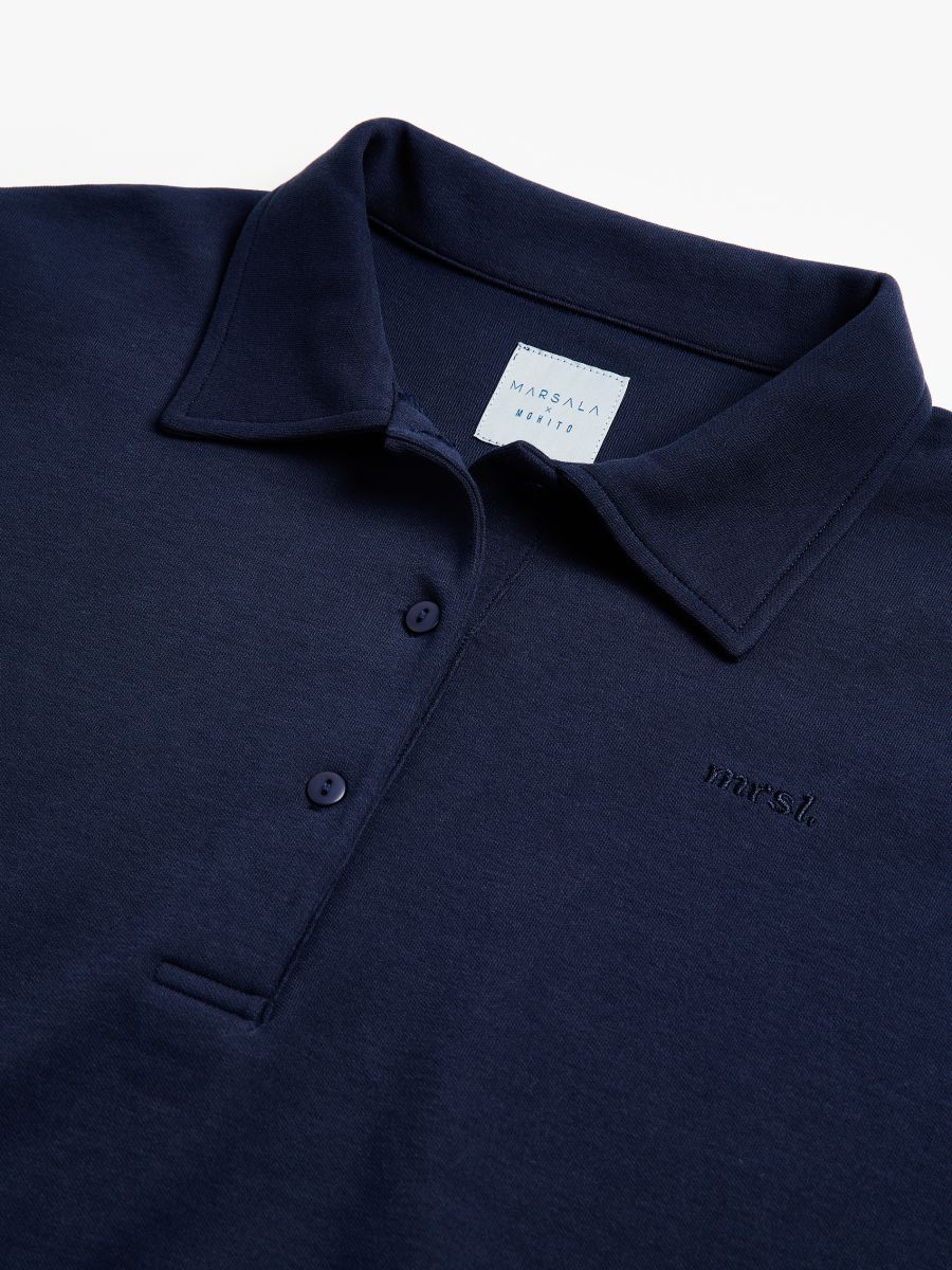 Longsleeve z kołnierzykiem