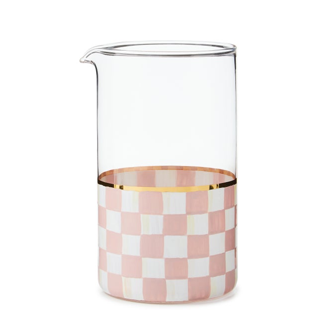 Rosy Check Mixing Glass