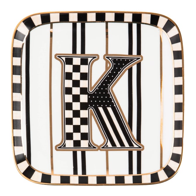 Monogram Dish - K