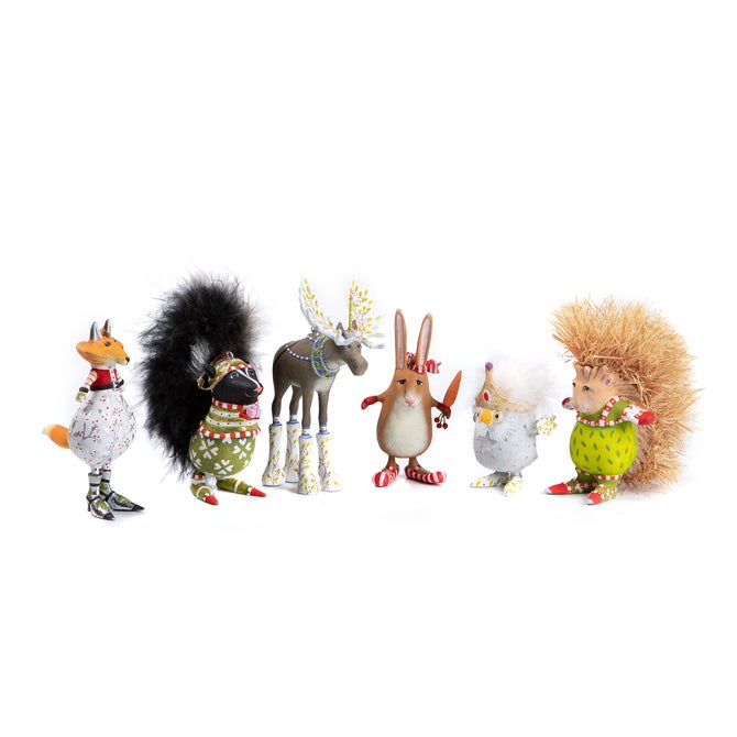 Patience Brewster Woodland Mini Ornament Set