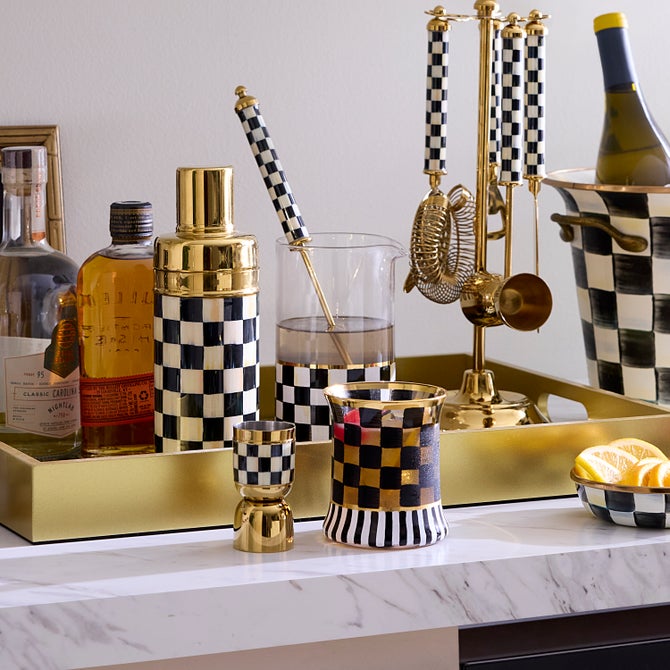 Courtly Check Mixing Glass