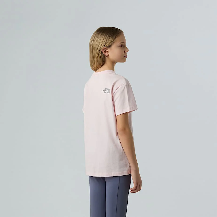 Girls' Reflective Logo Relaxed T-Shirt