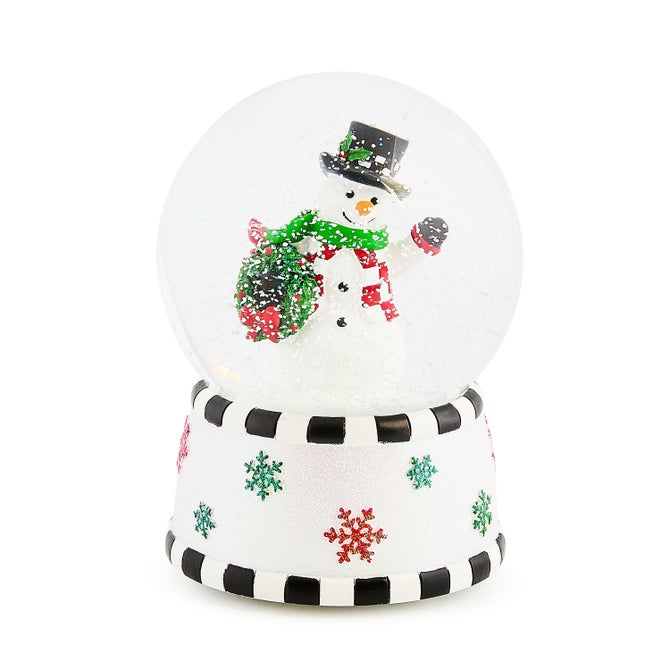 Check It Out Snowman Snow Globe