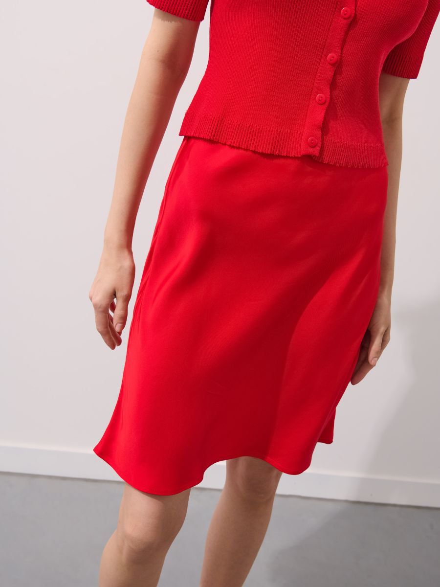 Spódnica mini z wiskozy