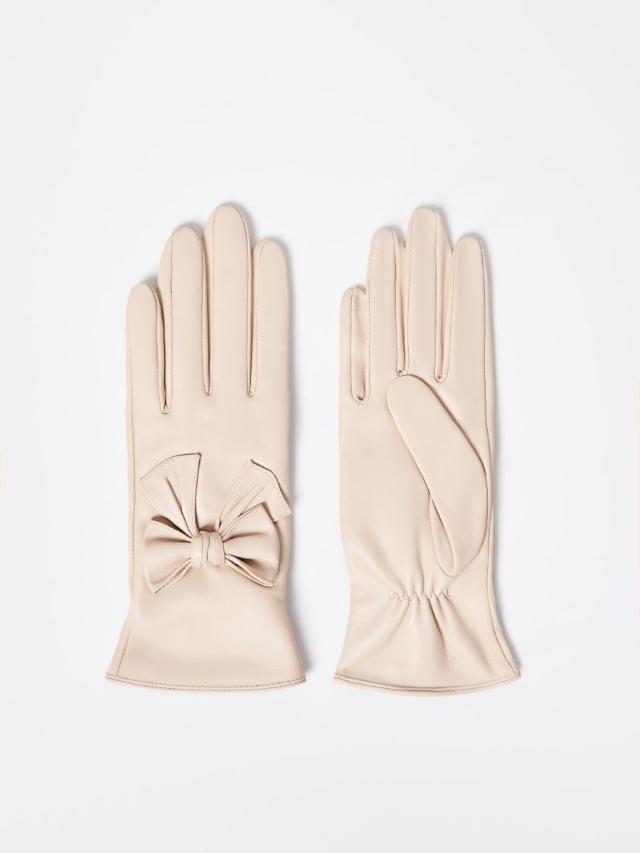 Skórzane rękawiczki