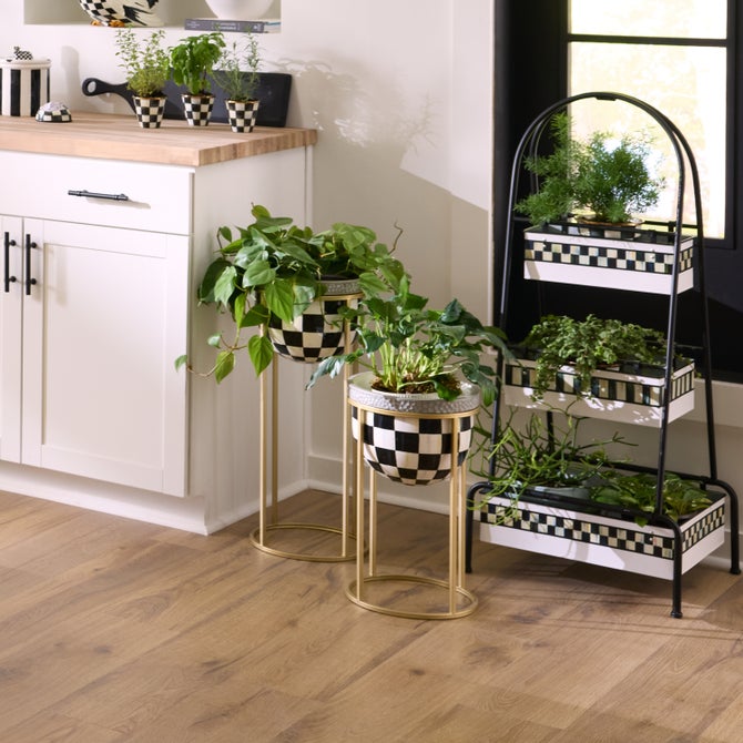 Courtly Check Tall Plant Stand