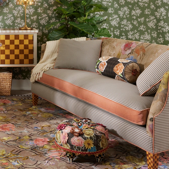 Field Study Floral & Gingham Sofa