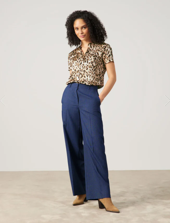 GERRY WEBERStriped Elegant TrousersBlue