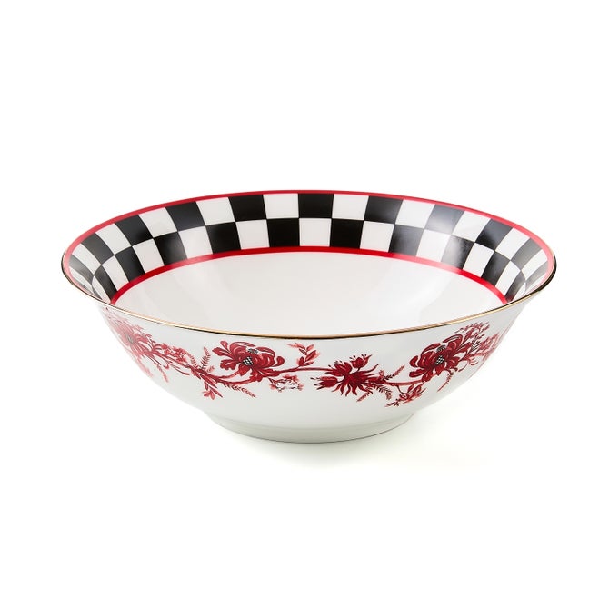 Cardinal Toile Bowl