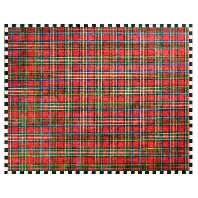 Royal Stewart Tartan Red 8' x 10' Washable Rug